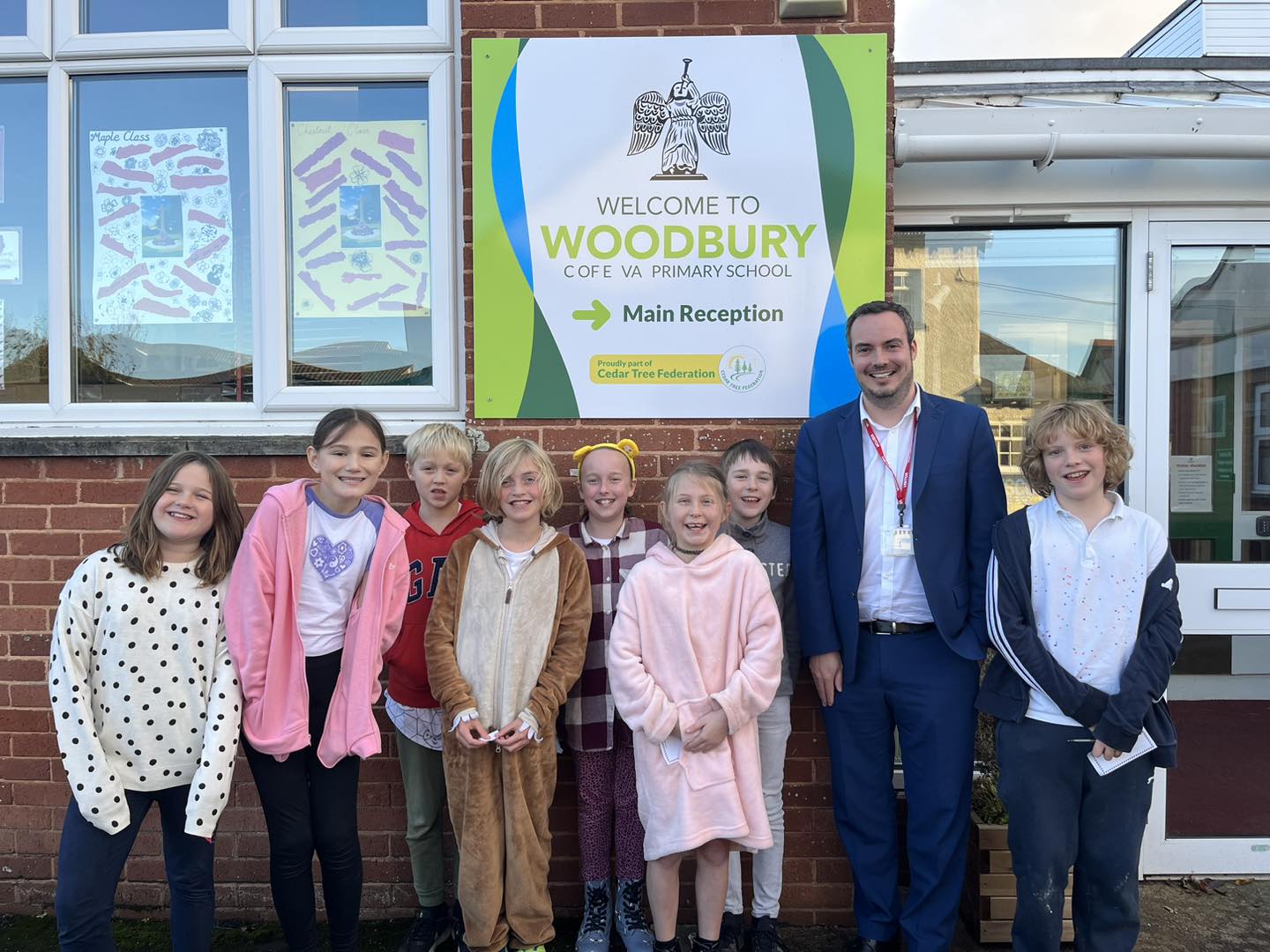 Woodbury Primary School Simon Jupp MP